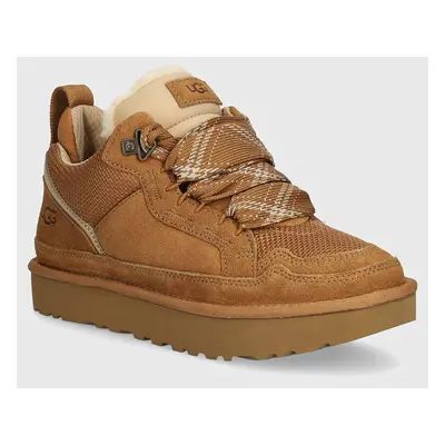 Sneakers boty UGG Lowmel hnědá barva, 1144032-CHE