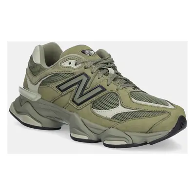 Sneakers boty New Balance 9060 zelená barva, U9060ZGD