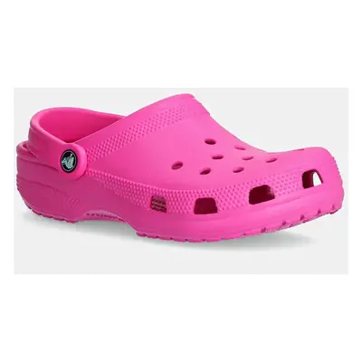 Pantofle Crocs Classic dámské, růžová barva, 10001