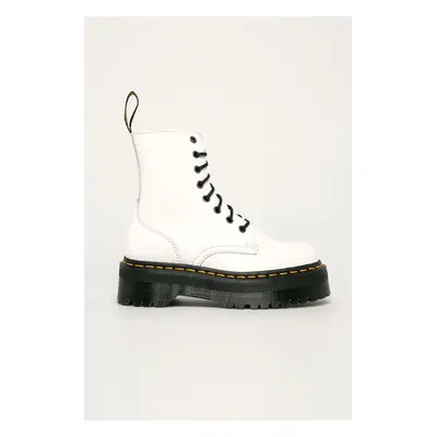 Kožené farmářky Dr. Martens 15265100-White