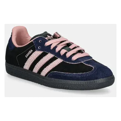 Sneakers boty adidas Originals Samba OG W černá barva, JI2679