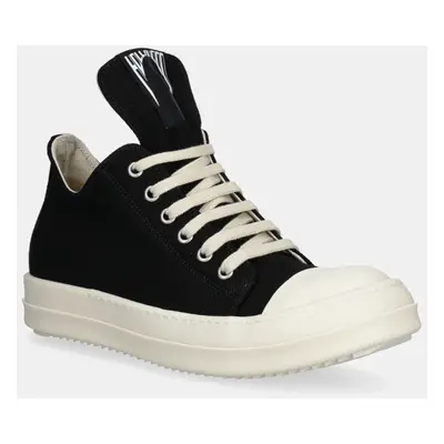 Tenisky Rick Owens Low Sneaks černá barva, DS01E3802.DOEH1