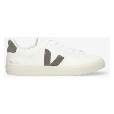 Kožené sneakers boty Veja Campo Chromefree CP052347 bílá barva