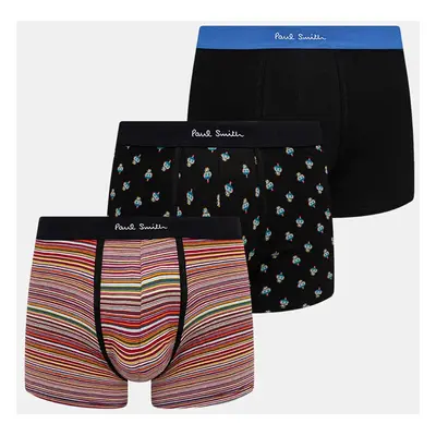 Boxerky Paul Smith 3-pack černá barva, M1A-914-P3PK68