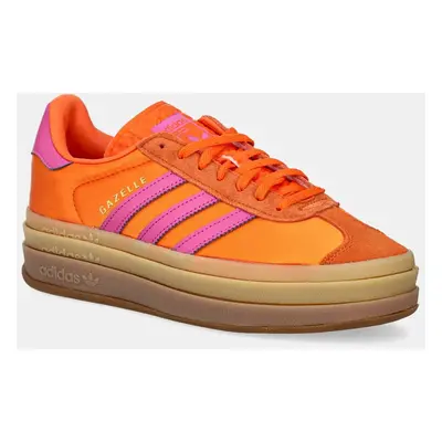 Sneakers boty adidas Originals Gazelle Bold oranžová barva, JI2703