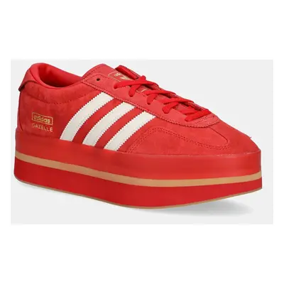 Sneakers boty adidas Originals Gazelle Stack červená barva, JS0238