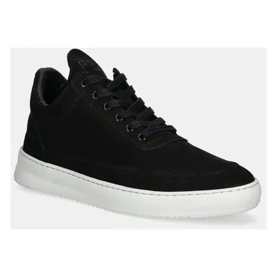 Nubukové tenisky Filling Pieces Low Top Ripple Nubuck černá barva, 25122841861