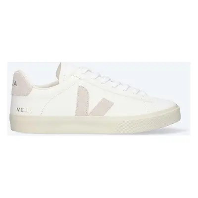 Kožené sneakers boty Veja Campo Chromefree Leather bílá barva, CP0502429