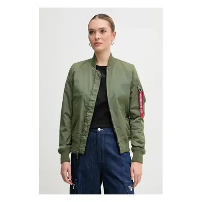 Bomber bunda Alpha Industries MA-1 TT 141041 01 zelená barva, přechodná