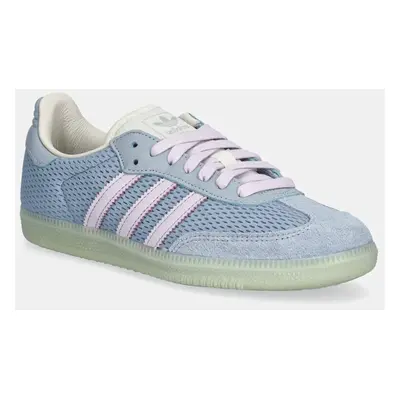 Sneakers boty adidas Originals Samba OG modrá barva, JI3178