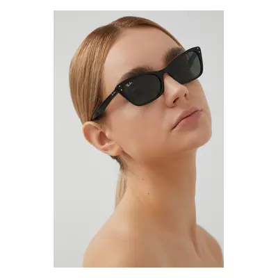 Sluneční brýle Ray-Ban LADY BURBANK dámské, černá barva, 0RB2299