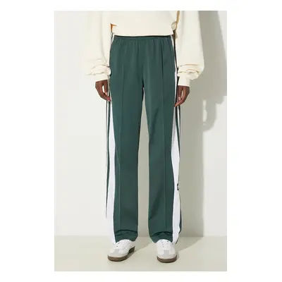 Tepláky adidas Originals Adibreak Pant zelená barva, vzorované, IZ2761