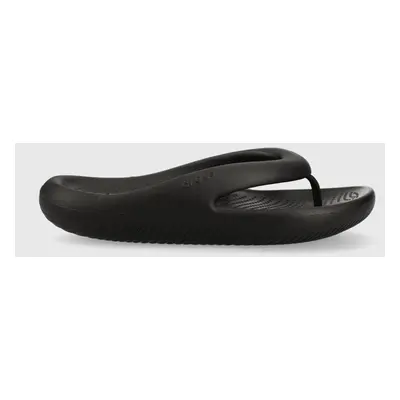 Žabky Crocs Mellow Slide dámské, černá barva, na plochém podpatku, 208437