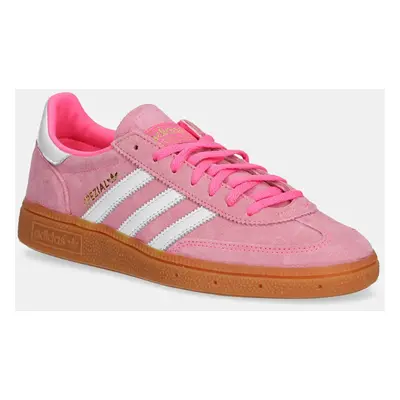 Semišové sneakers boty adidas Originals Handball Spezial W růžová barva, JI2654