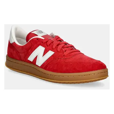 Semišové sneakers boty New Balance CT500FB červená barva, CT500FB