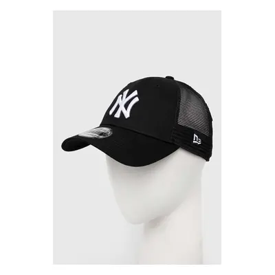 Kšiltovka New Era černá barva, s aplikací, NEW YORK YANKEES