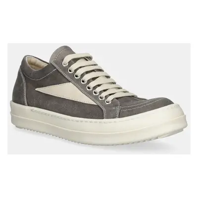 Tenisky Rick Owens Vintage Sneaks šedá barva, DS01E3803.CVSLVS