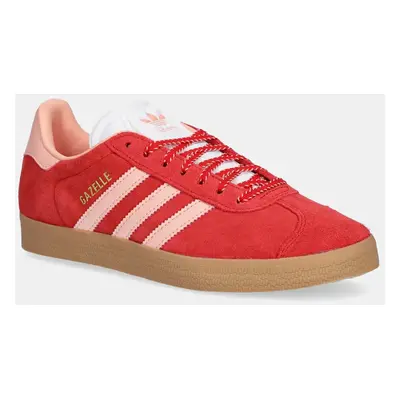 Sneakers boty adidas Originals Gazelle červená barva, JH7217