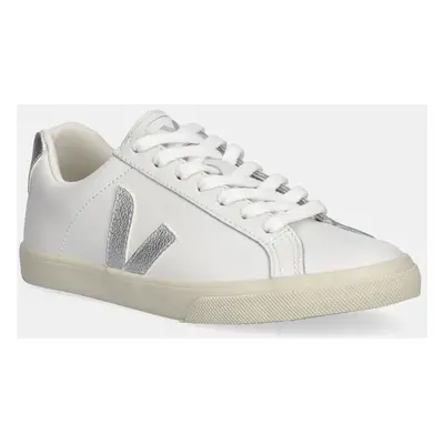 Kožené sneakers boty Veja EO0203883A ESPLAR LOGO LEATHER bílá barva, EO0203883A