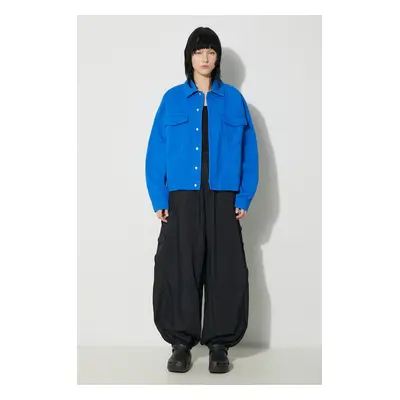 Džínová bunda adidas Originals x Ksenia Schnaider dámská, přechodná, oversize, IU2460