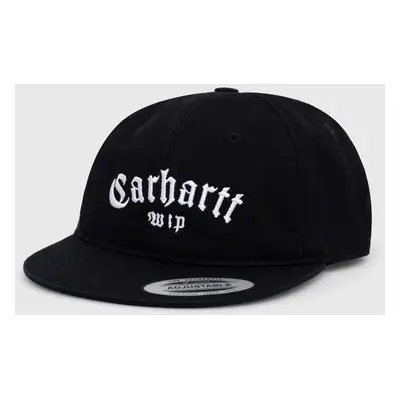 Kšiltovka Carhartt WIP Onyx Cap černá barva, s aplikací, I032899.0D2XX