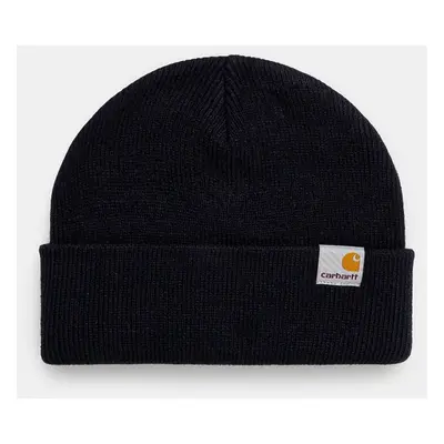 Čepice Carhartt WIP Stratus Hat Low tmavomodrá barva, I025741.1CXX