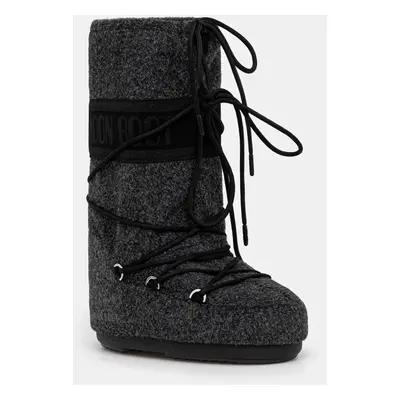 Sněhule Moon Boot MB ICON FELT černá barva, 80D1402960.N003