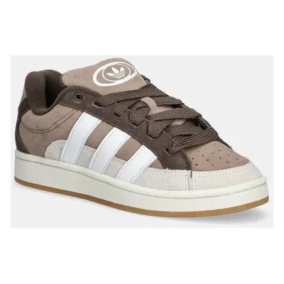 Semišové sneakers boty adidas Originals Campus 00S Beta hnědá barva, JP9583