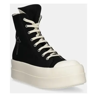 Kecky Rick Owens Double Bumper Sneaks černá barva, DU01E3831.DOEM9