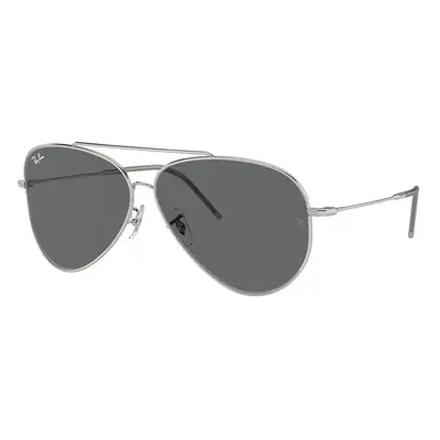 Sluneční brýle Ray-Ban AVIATOR REVERSE stříbrná barva, 0RBR0101S