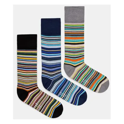 Ponožky Paul Smith 3-pack pánské, M1A-SOCK-JPACKM