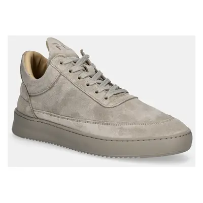 Semišové sneakers boty Filling Pieces Low Top Suede béžová barva, 10122792205