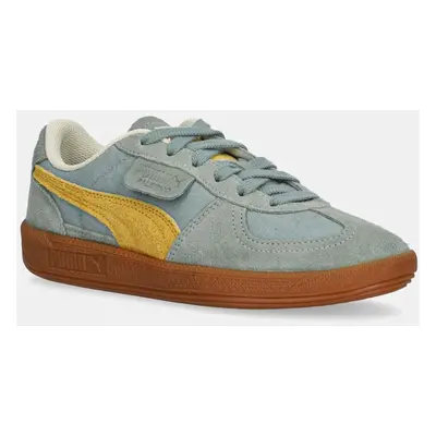 Sneakers boty Puma Palermo Weathered zelená barva, 401722