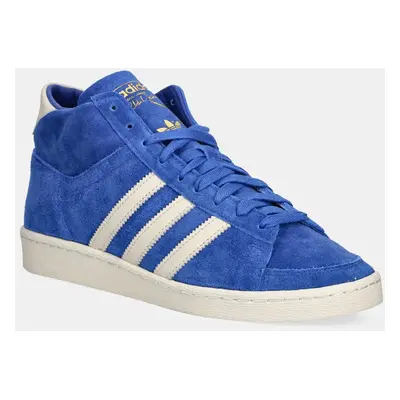 Semišové sneakers boty adidas Originals Jabbar HI fialová barva, JI3446