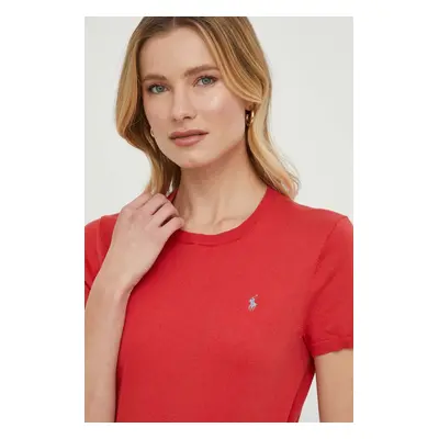 Tričko Polo Ralph Lauren červená barva, 211891673