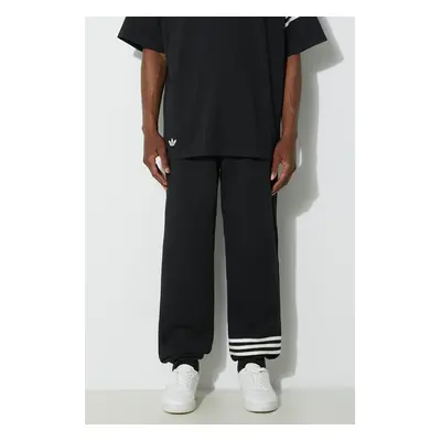 Tepláky adidas Originals Neuclassics Pant černá barva, s aplikací, IW0973