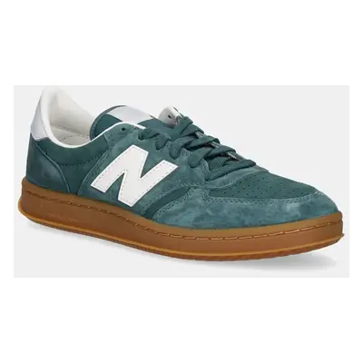 Semišové sneakers boty New Balance CT500 zelená barva, CT500AA