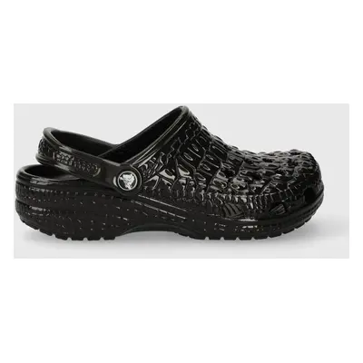 Pantofle Crocs dámské, černá barva