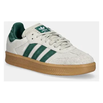 Semišové sneakers boty adidas Originals Samba XLG béžová barva, JI3197