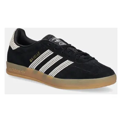 Sneakers boty adidas Originals Gazelle Indoor W černá barva, JI2755