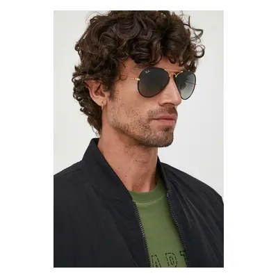 Sluneční brýle Ray-Ban AVIATOR FULL COLOR zlatá barva, 0RB3025JM