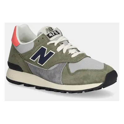 Boty New Balance U475BA pánské, zelená barva, U475BA