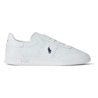 Kožené sneakers boty Polo Ralph Lauren HRT Aera PP bílá barva, 809971288001