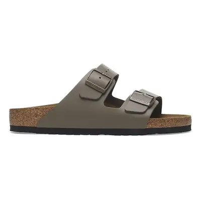 Kožené pantofle Birkenstock Arizona dámské, zelená barva, 1029155