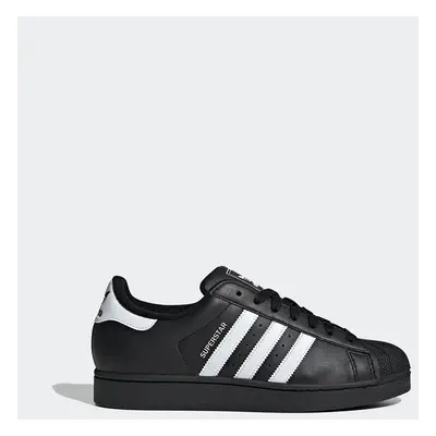 Kožené sneakers boty adidas Originals Superstar II černá barva, JI0079