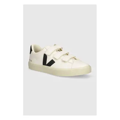 Kožené sneakers boty Veja Recife Logo bílá barva, RC0502790B