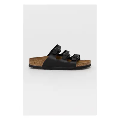 Pantofle Birkenstock Florida SFB dámské, černá barva, 53013