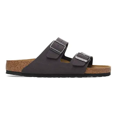 Pantofle Birkenstock Arizona Birkibuc dámské, hnědá barva, 1029162