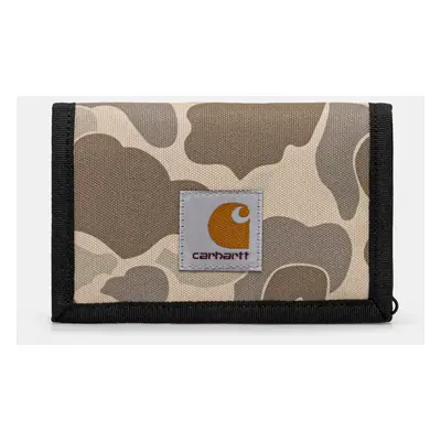 Peněženka Carhartt WIP Alec Wallet béžová barva, I031471.2R4XX