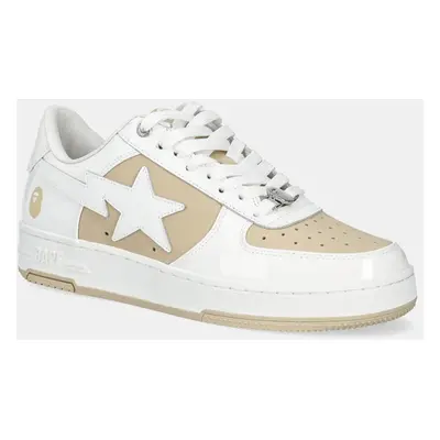 Kožené sneakers boty A Bathing Ape BAPE STA #6 M2 béžová barva, 1K80191306